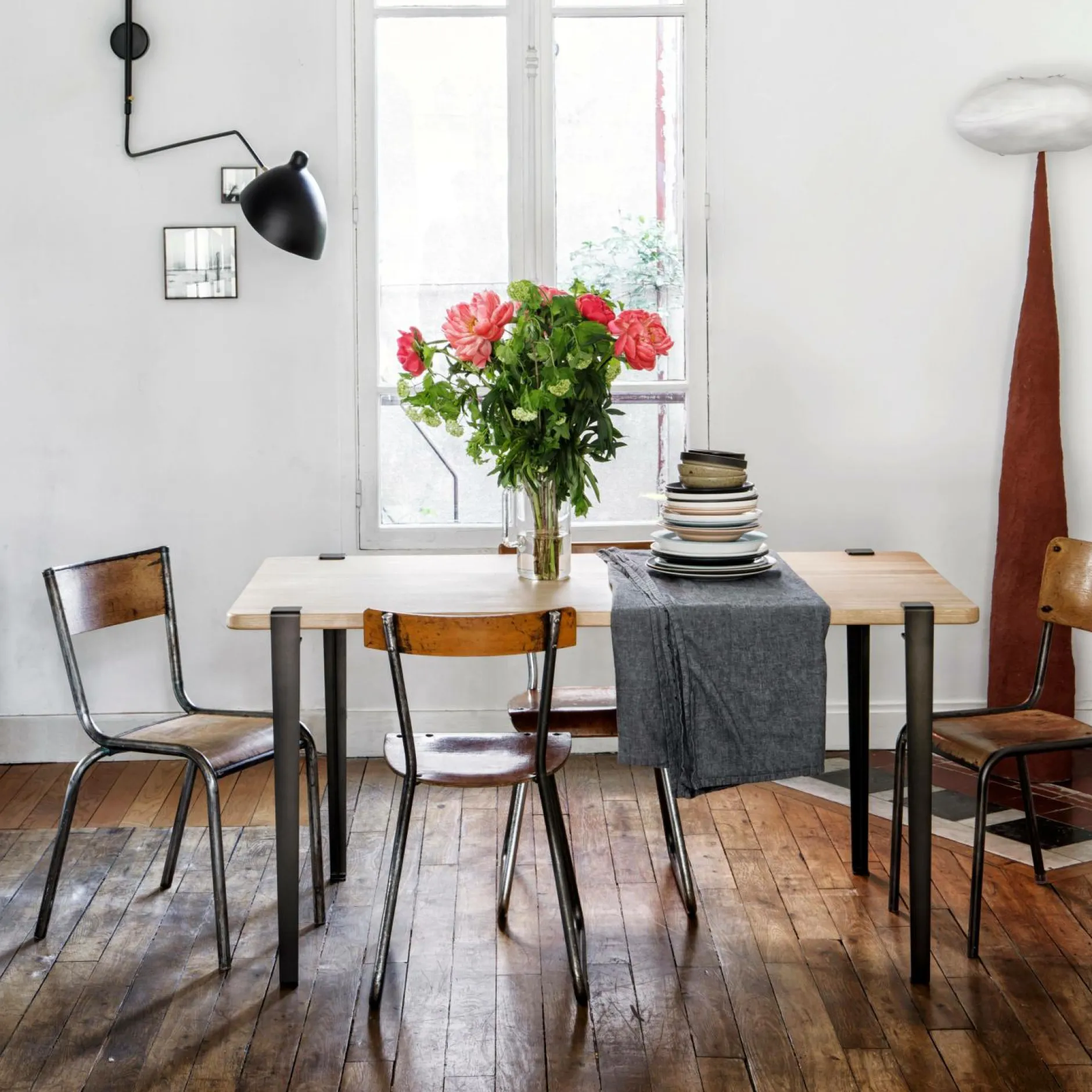 Tables À Manger|Tables>Camif TIPTOE Pied de table - Noir Graphite