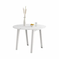 Tables À Manger|Tables>Camif TIPTOE Table à manger en plastique recyclé New Modern - Blanc Nuage