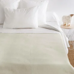 Couvertures>Camif TOISON D'OR Couverture 100% laine Woolmark 500g Volta - - 220 x 240 cm Naturel