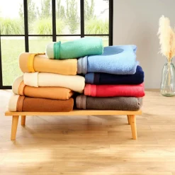 Couvertures>Camif TOISON D'OR Couverture 100% laine Woolmark 500g Volta - - 180 x 240 cm Myosotis/Ciel