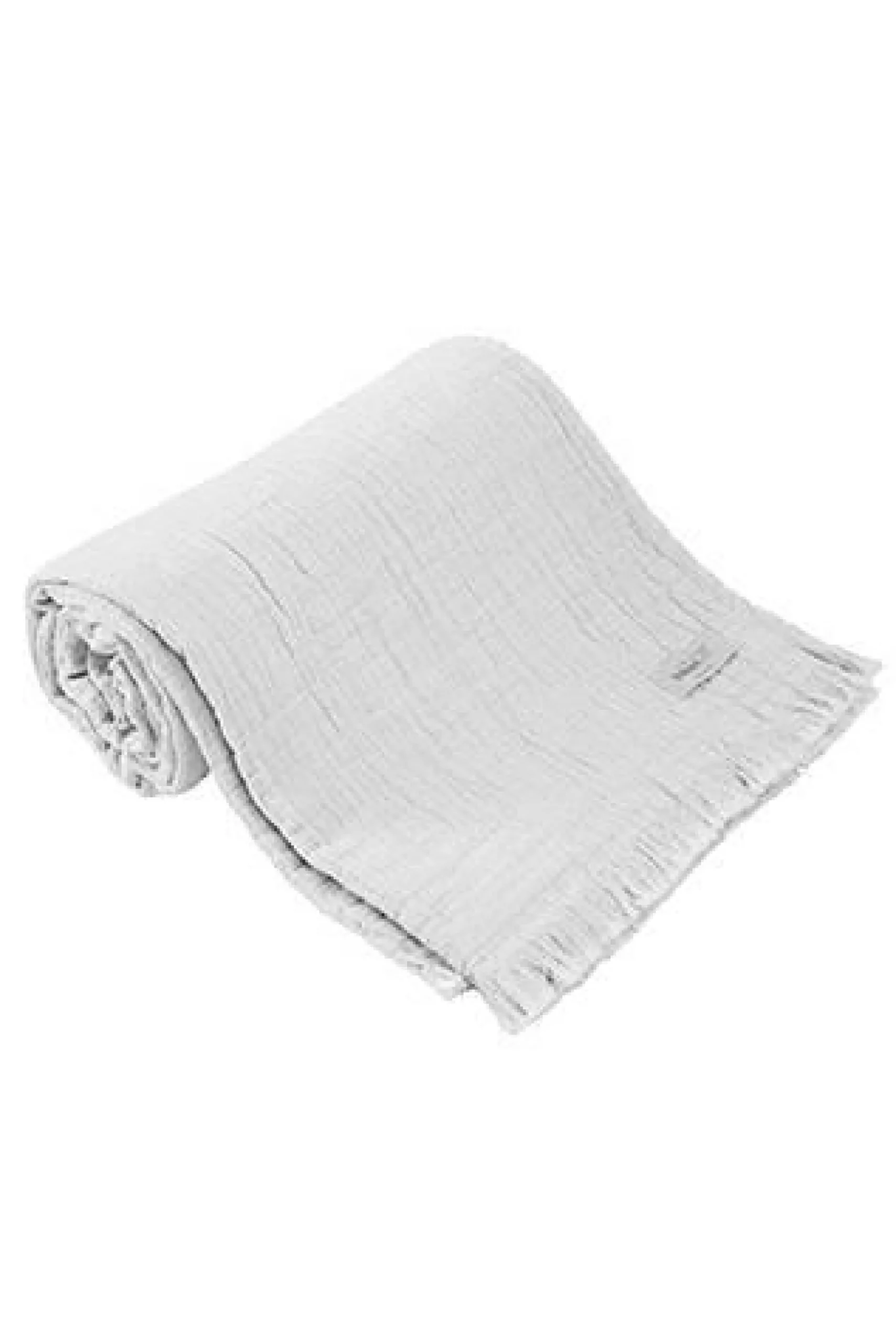 Plaids|Plaids>Camif TOISON D'OR Plaid gaze de coton Brehat - Blanc