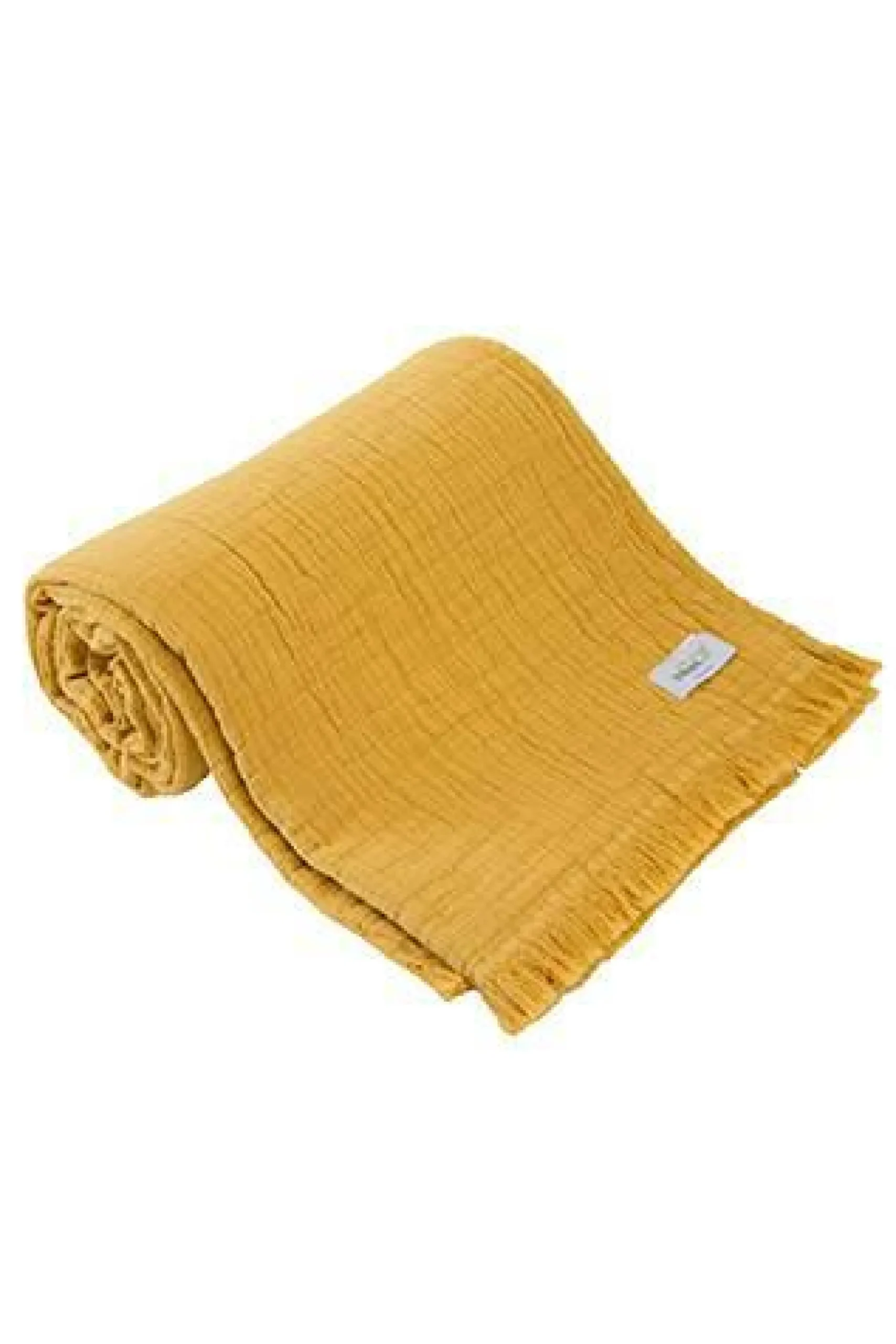 Plaids|Plaids>Camif TOISON D'OR Plaid gaze de coton Brehat - Miel