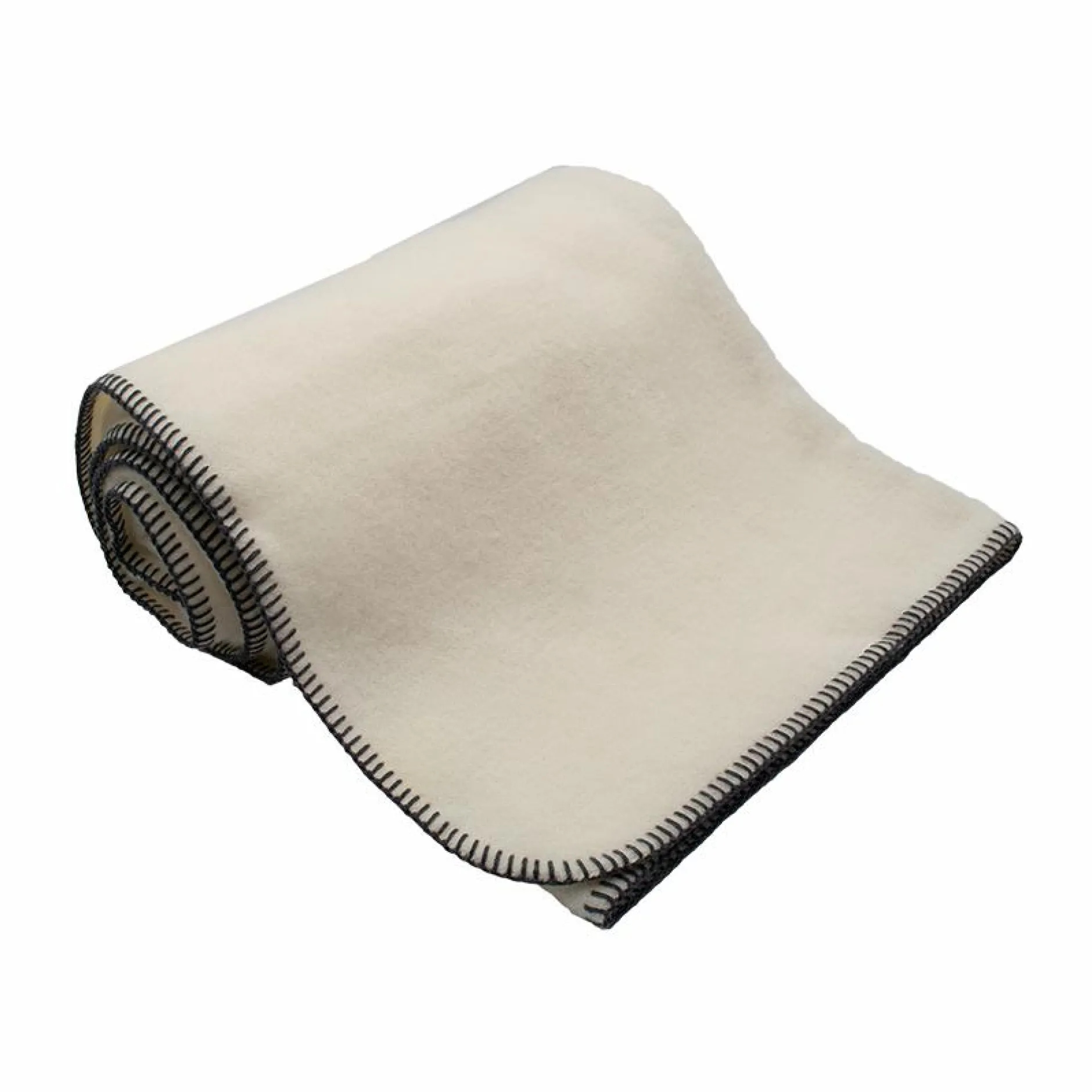 Plaids|Plaids>Camif TOISON D'OR Plaid laine Aspen - - 180 x 240 cm Fil gris