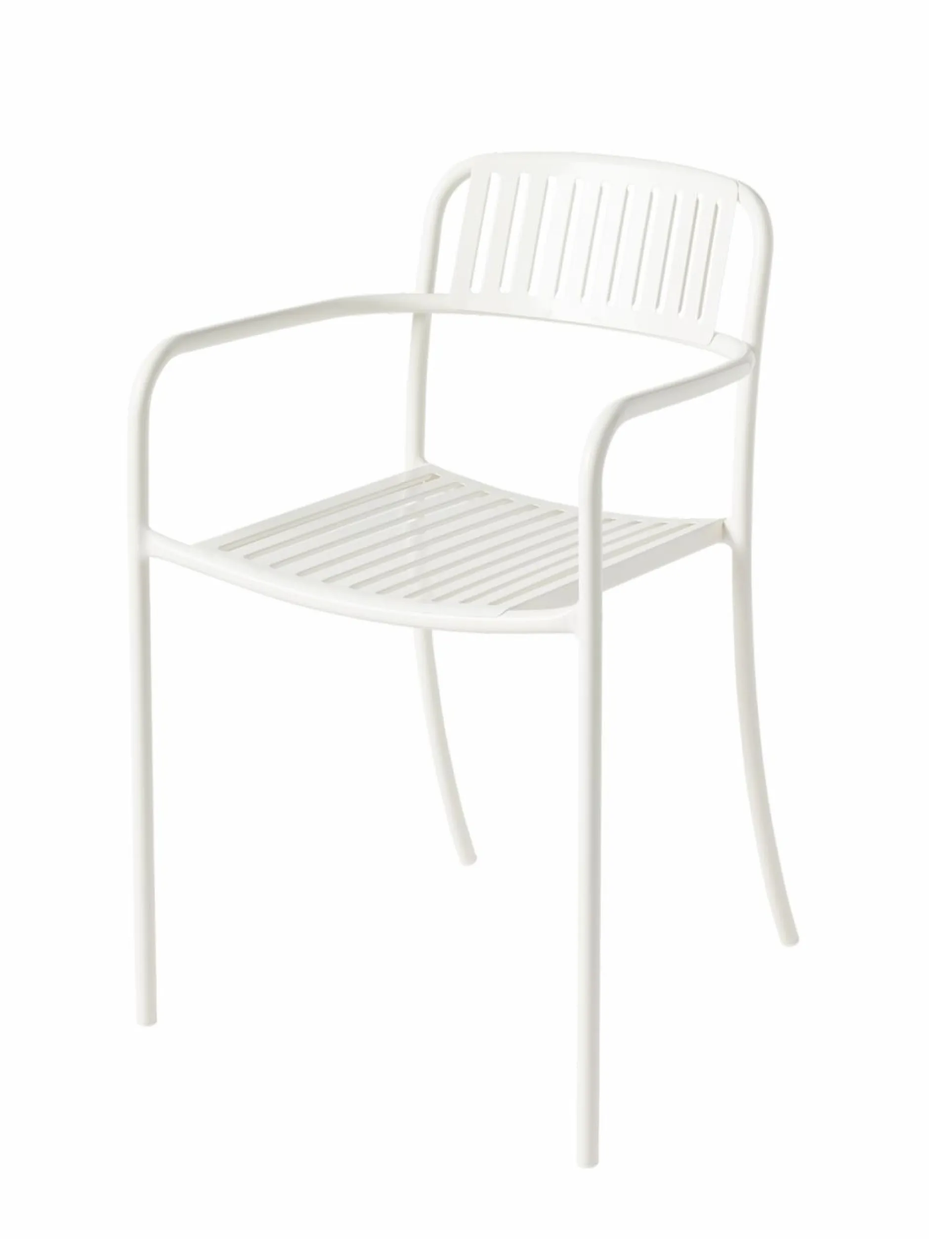 Fauteuils De Jardin>Camif TOLIX Fauteuil lames Patio - Blanc Pur