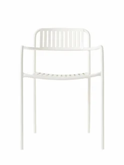 Fauteuils De Jardin>Camif TOLIX Fauteuil lames Patio - Blanc Pur