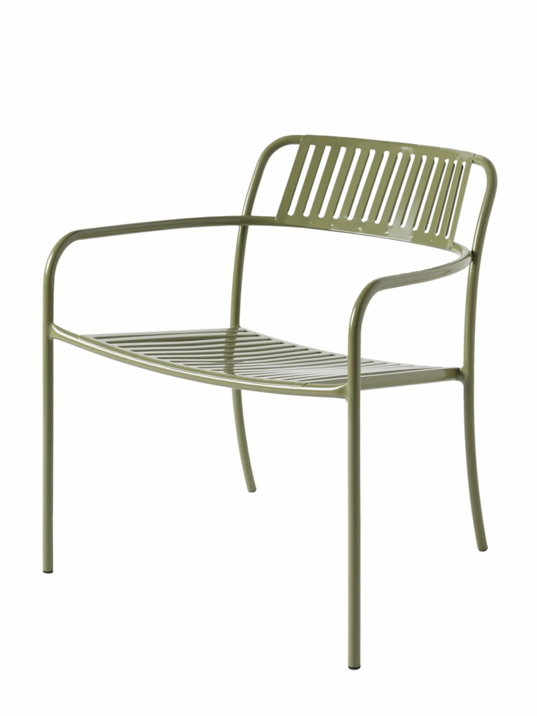 Fauteuils De Jardin>Camif TOLIX Fauteuil lounge lames Patio - Vert Jonc