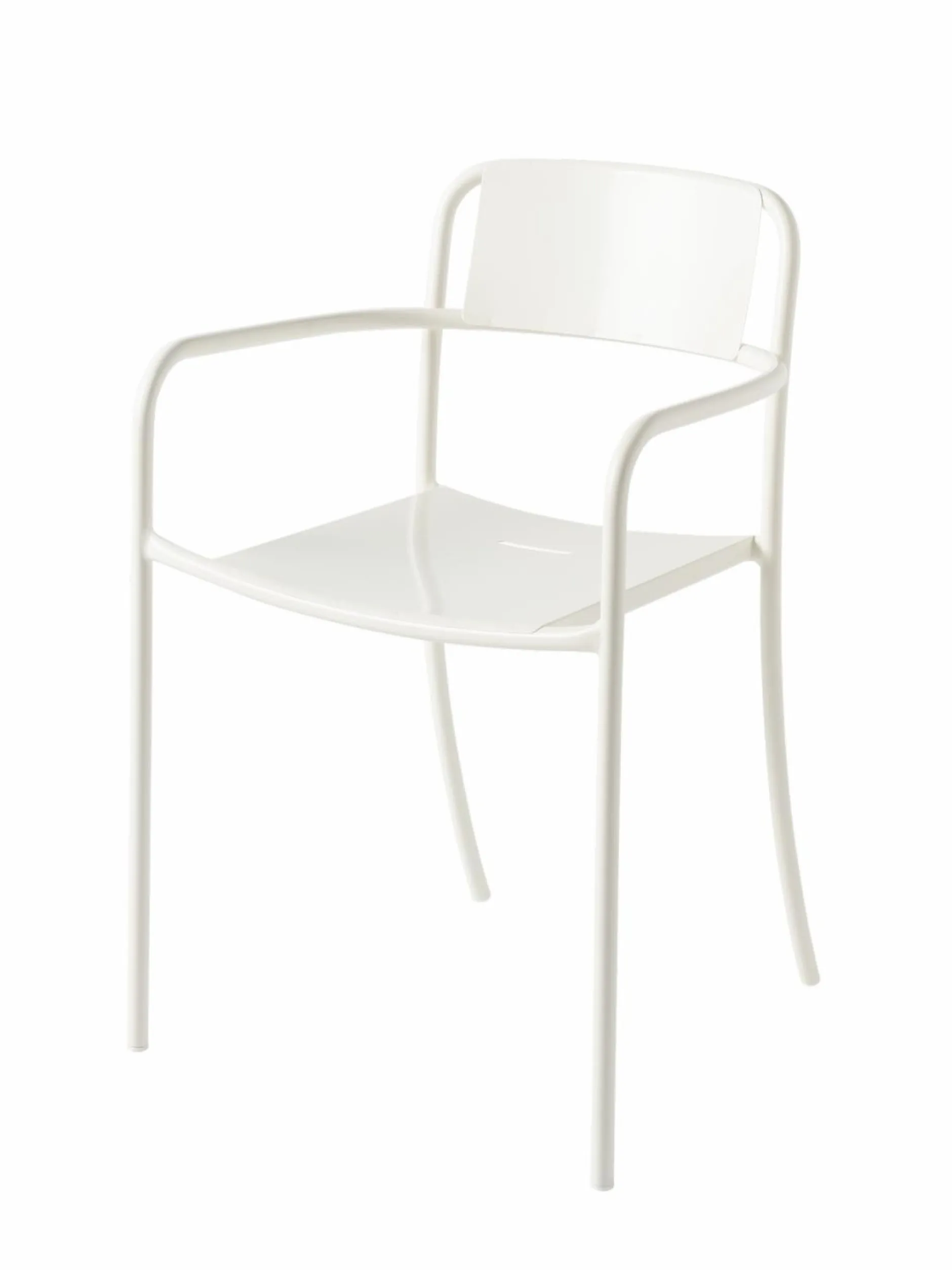 Fauteuils De Jardin>Camif TOLIX Fauteuil plein Patio - Blanc Pur