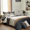 Taies D'Oreiller|Housses De Couette>Camif TRADILINGE Taie d'oreiller satin Tiago Noir - 50 x 70 cm