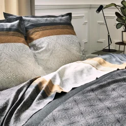 Taies D'Oreiller|Housses De Couette>Camif TRADILINGE Taie d'oreiller satin Tiago Noir - 50 x 70 cm