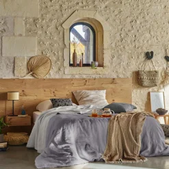 Draps>Camif VENT DU SUD Drap lin lavé Salomé - - 270 x 300 cm Brume