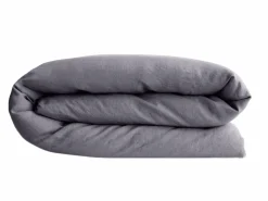 Housses De Couette>Camif VENT DU SUD Housse de couette lin lavé Salomé - - 140 x 200 cm Brume