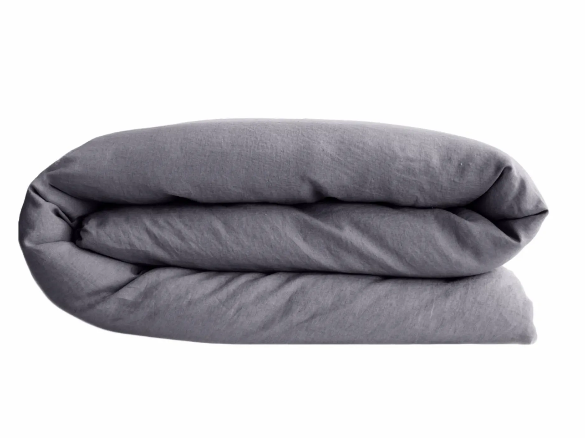 Housses De Couette>Camif VENT DU SUD Housse de couette lin lavé Salomé - - 140 x 200 cm Brume