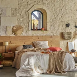 Housses De Couette>Camif VENT DU SUD Housse de couette lin lavé Salomé - - 260 x 240 cm Naturel