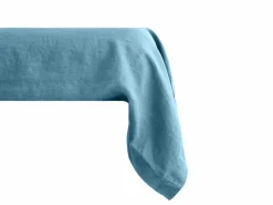 Taies D'Oreiller>Camif VENT DU SUD Taie de traversin lin lavé Salomé - - Taie de traversin 43 x 195 cm Bleu Topaze