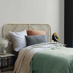 Housses De Couette>Camif VIVARAISE Housse de couette chanvre Kala - - 240 x 220 cm Sauge