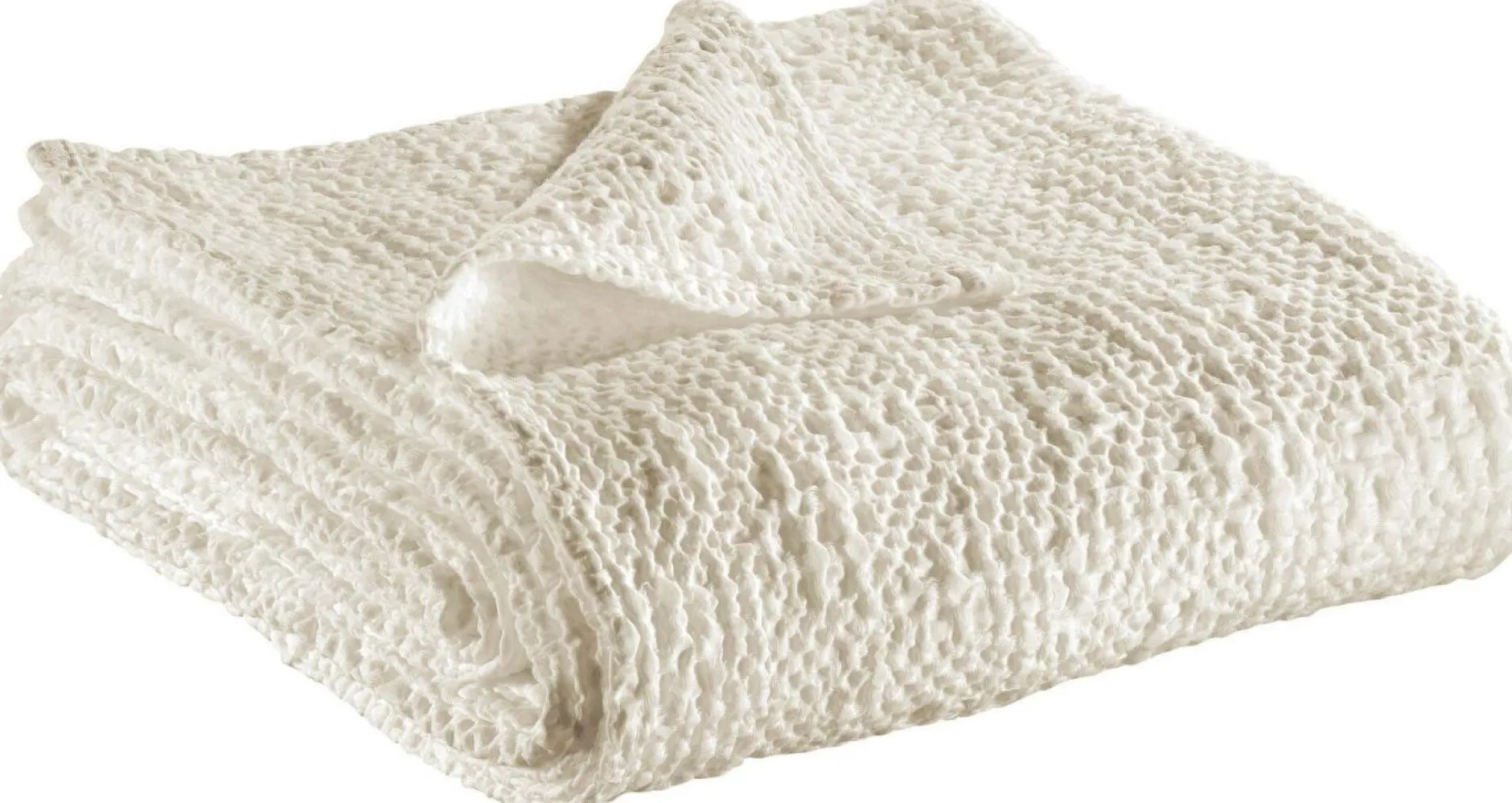 Plaids|Plaids>Camif VIVARAISE Plaid Tana - Craie