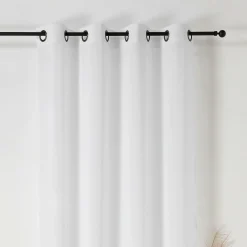 Rideaux Et Voilage|Rideaux Et Voilage>Camif Voilage recyclé Lancelot - - 145 x 240 cm Blanc